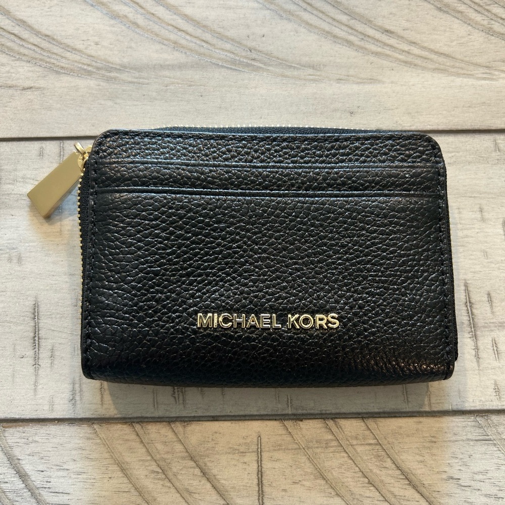 Michael Kors Black Leather Wallet